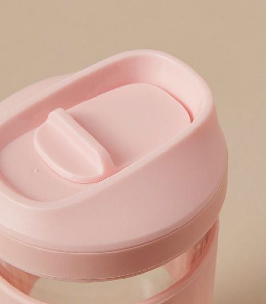320ml Glass Travel Cup