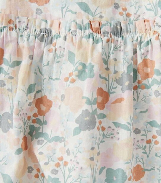 Frill Floral Dress