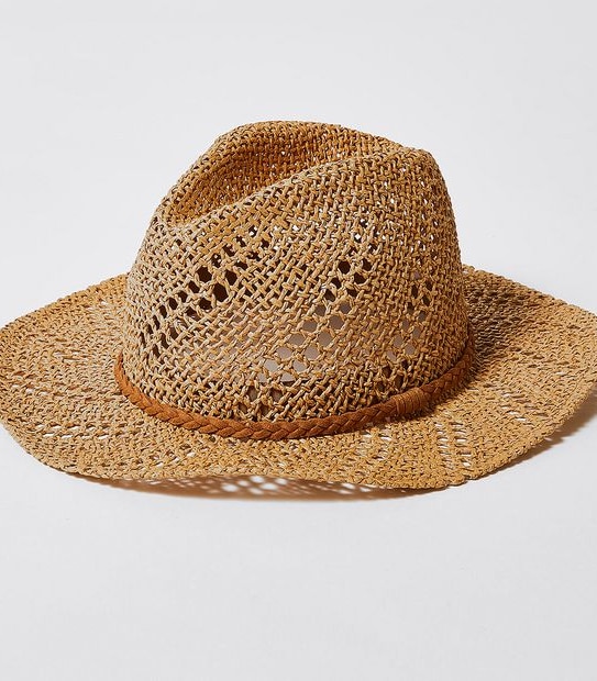 Open Weave Fedora Hat