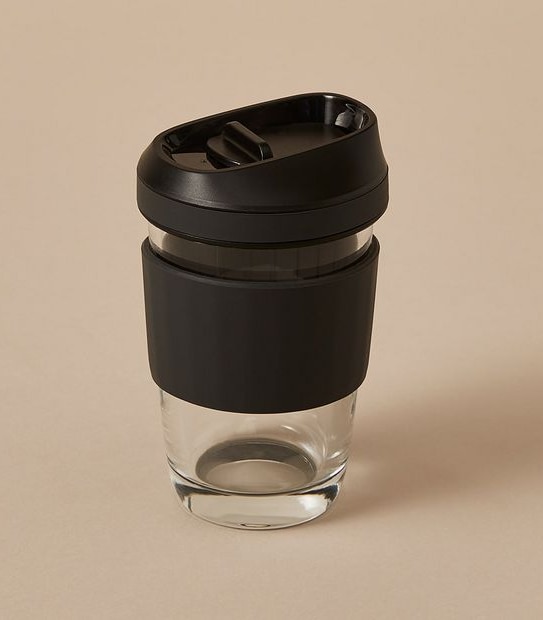 320ml Glass Travel Cup