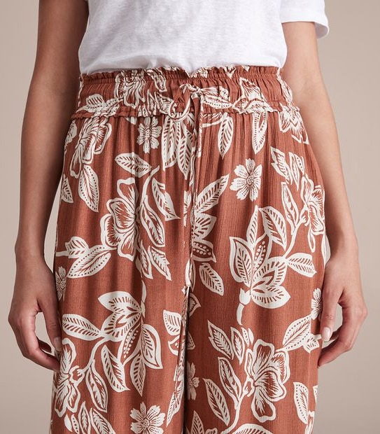 Crinkle Culotte Pants