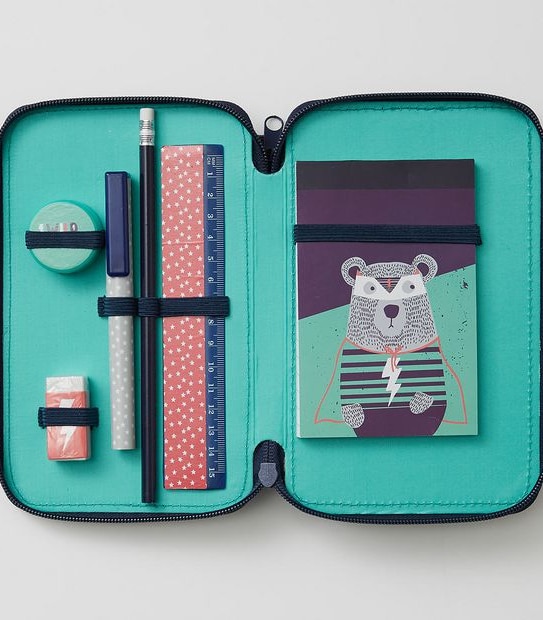 Wild Bandit Double Zip Pencil Case Target Australia