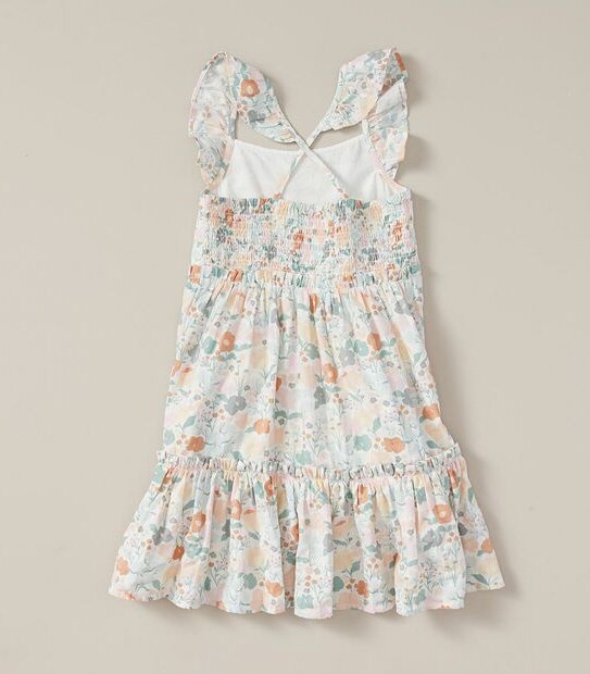 Frill Floral Dress