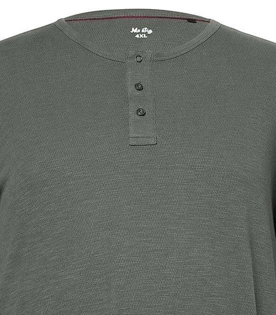 Mr Big Long Sleeve Henley Top