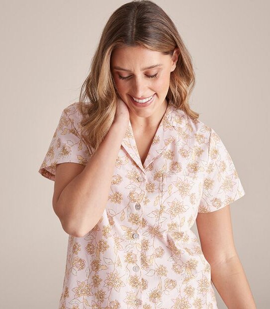 Cotton Poplin Sleep Pyjama Set