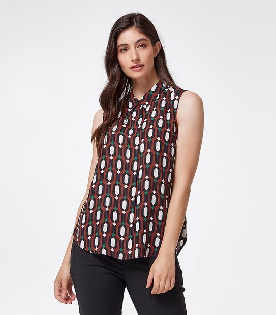 Preview Sonia Relaxed Blouse - Geo Print