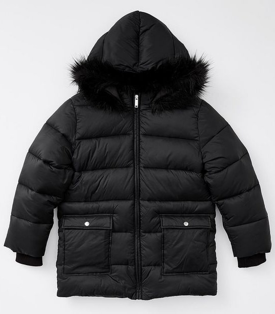 Puffer Jacket - Black