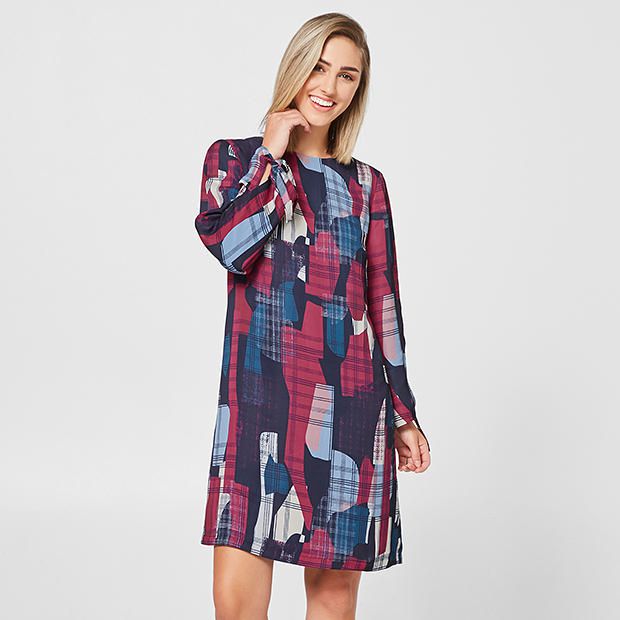 Tie-Sleeve Shift Dress Tie-Sleeve Shift Dress