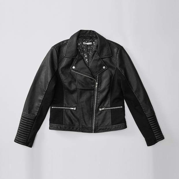 target girls leather jacket