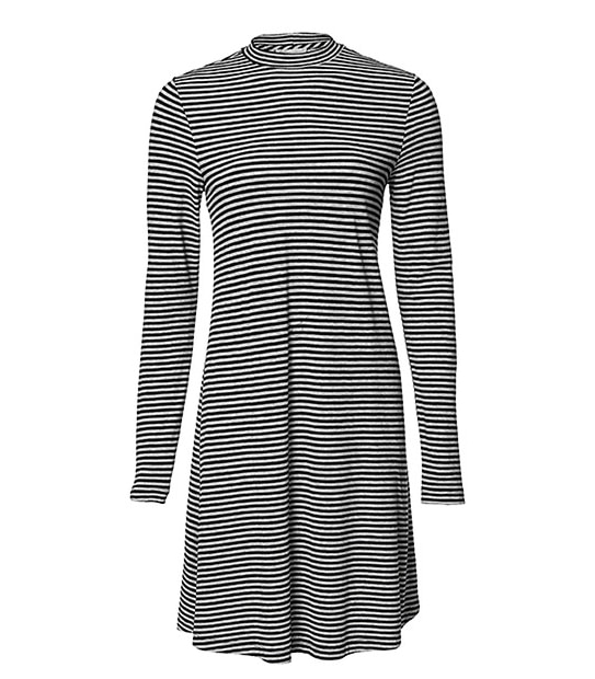 Stripe Swing Dress - Black / Grey 2 of 6