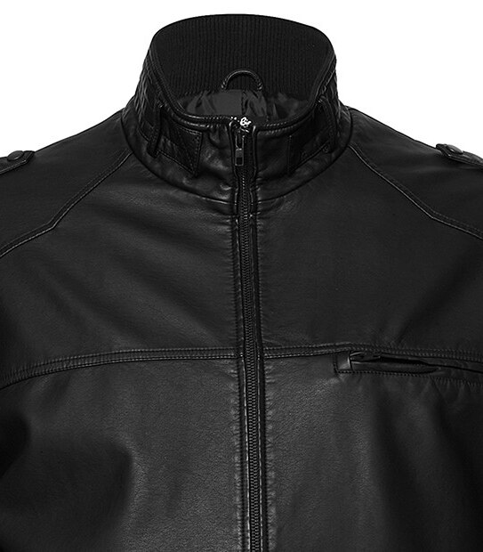 Mr Big Cafe Jacket - Black 3 of 3