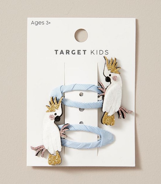 2 Pack Cockatoo Hair Clips