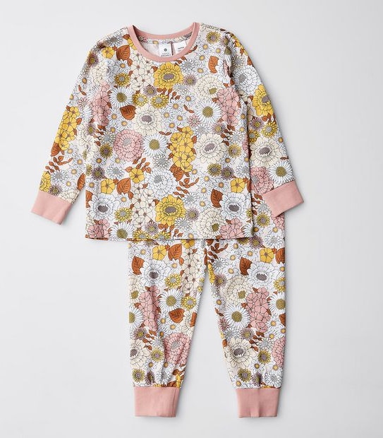 Organic Cotton Floral Pyjama Set