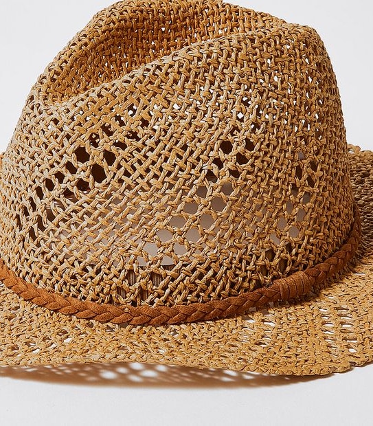 Open Weave Fedora Hat