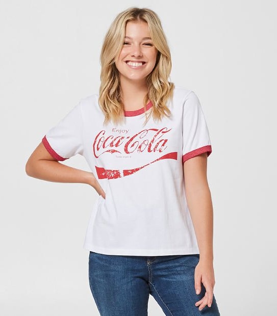 Lily Loves Coca Cola Ringer T-Shirt