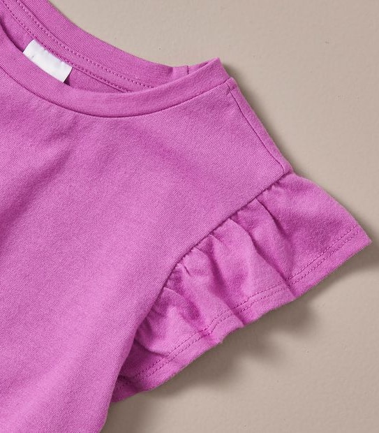 WT253259_04 FRILL SLV TIE FRONT TEE PURPLE