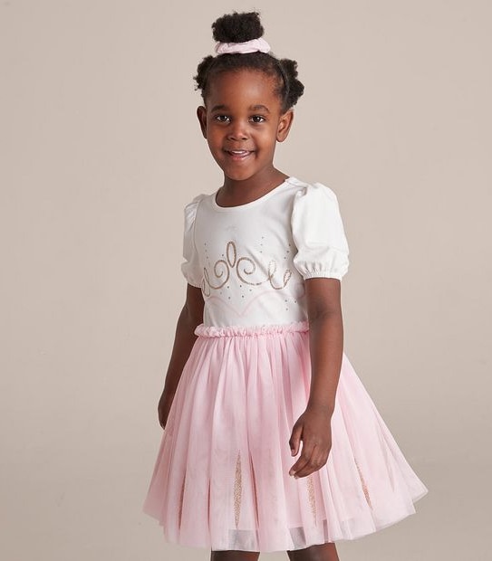 2 Piece Princess Tulle Dress and Scrunchie