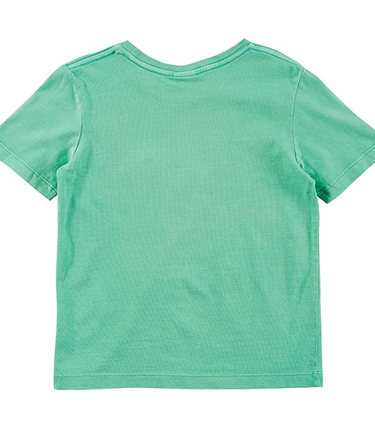 Boys' Short Sleeve Print Pocket T-Shirt - Green