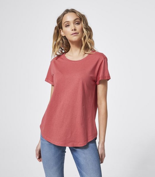 Cotton/Modal Relaxed T-Shirt