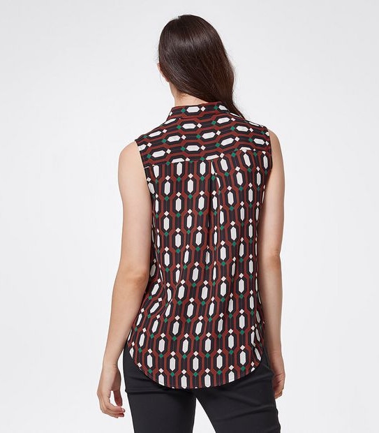 Preview Sonia Relaxed Blouse - Geo Print