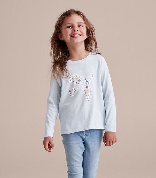 Organic Cotton Print Top
