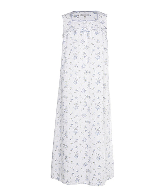 Traditional Nightie - Floral White