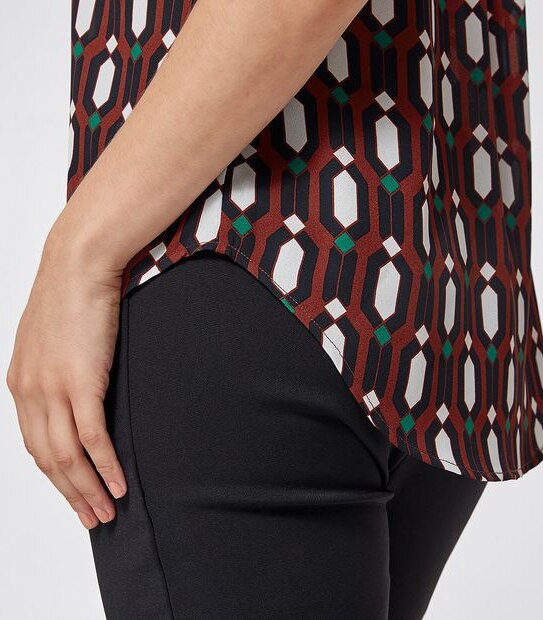 Preview Sonia Relaxed Blouse - Geo Print