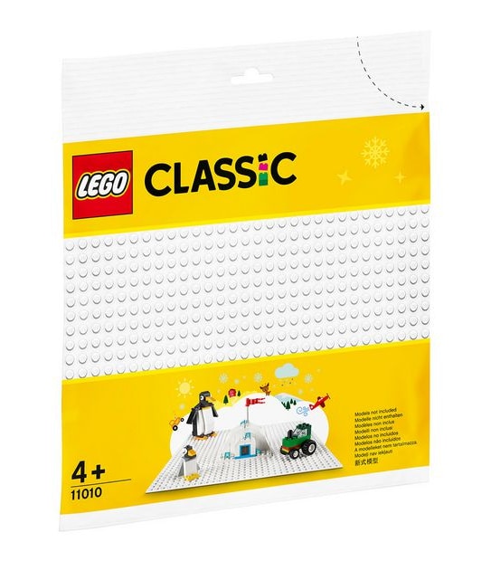 LEGO&reg; Classic White Baseplate 11010