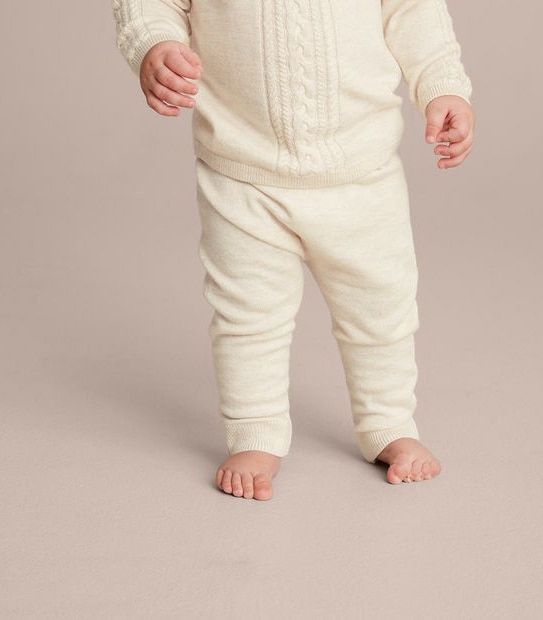 2 Piece Baby Cable Knit Set