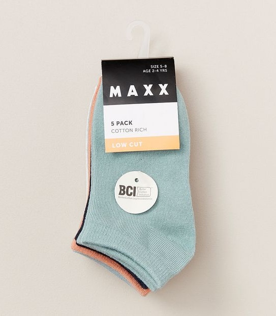 5 Pack Maxx Low Cut Socks