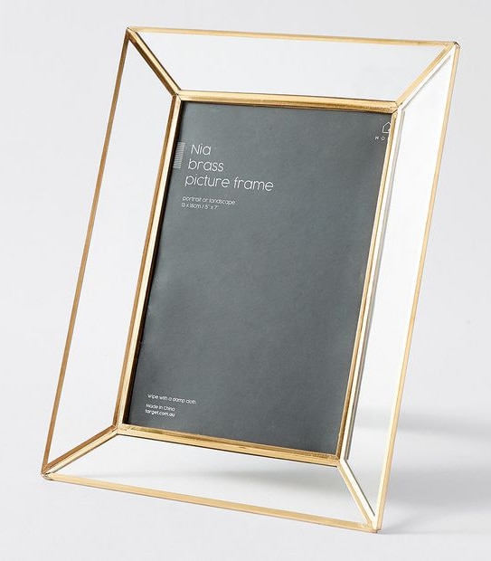 Nia Brass Frame - 5" x 7"