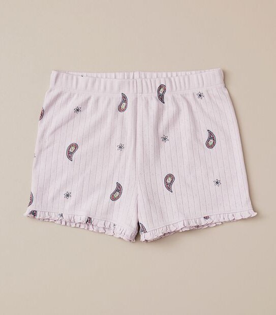 Organic Cotton Paisley Knit Pyjama Set