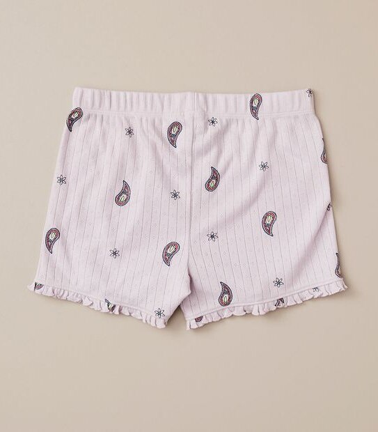 Organic Cotton Paisley Knit Pyjama Set