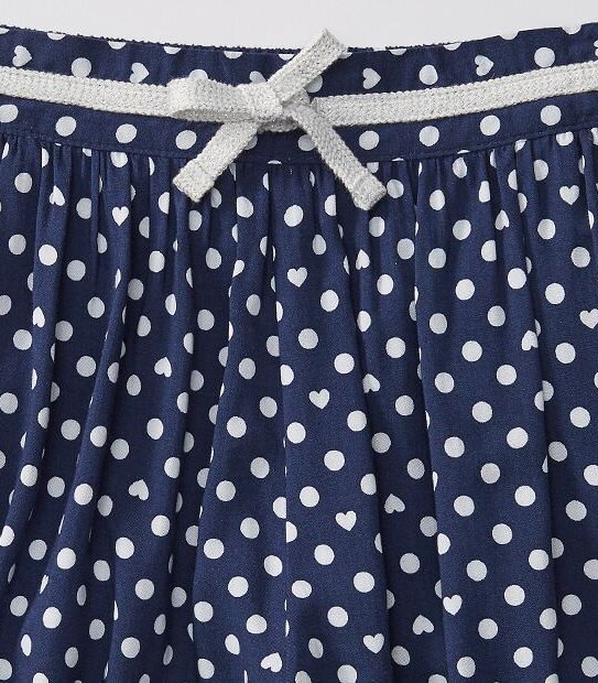 Spots And Hearts Tie Front Skorts 3 of 3
