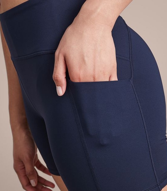 Active Infinity Performance Mid Rise Mid Length Bike Shorts