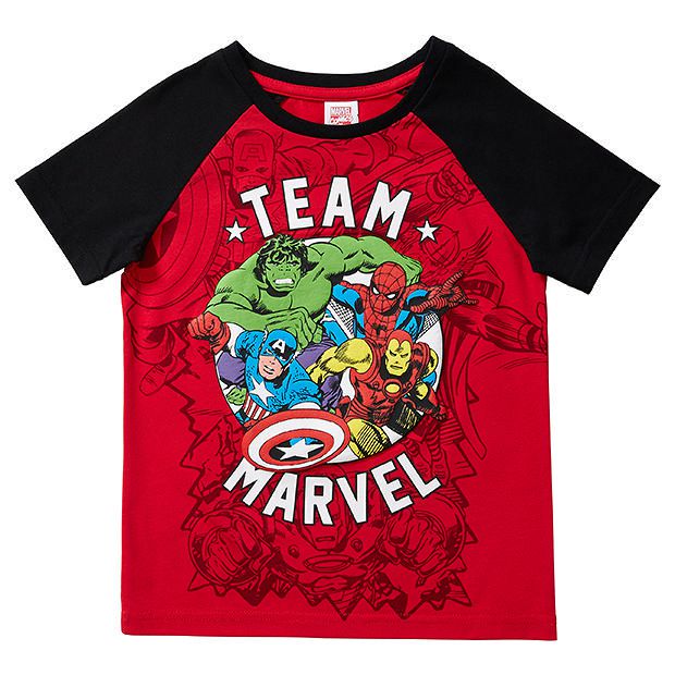Marvel Comics Short Sleeve Team Marvel 