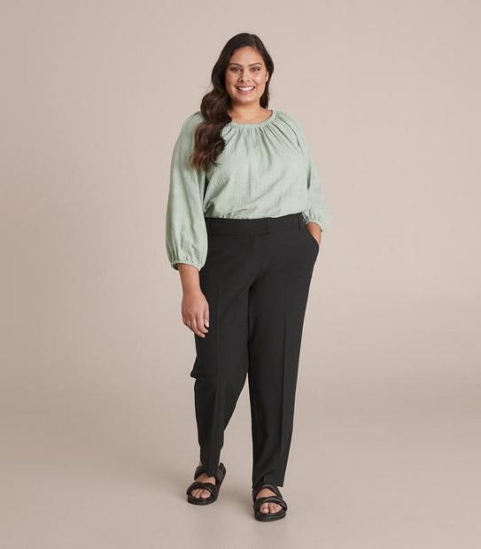 Curve Full Length Straight Leg Work Pants 