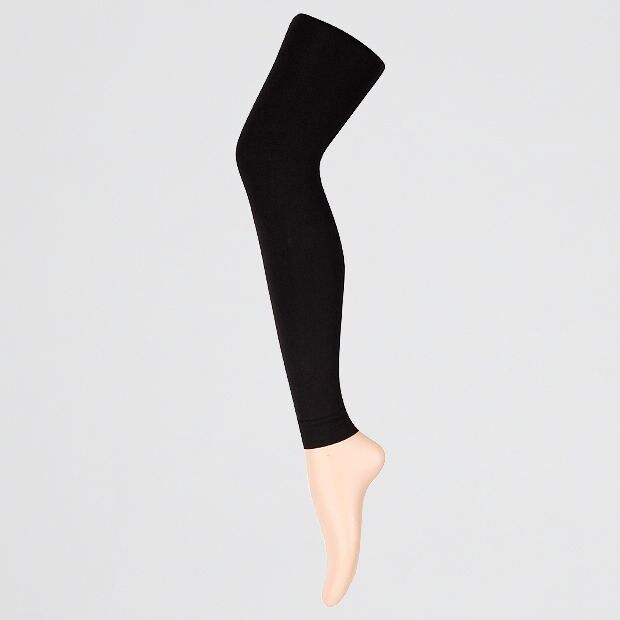 120 Denier Opaque Footless Tights - Black 120 Denier Opaque Footless Tights - Black