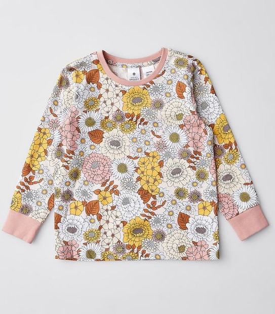 Organic Cotton Floral Pyjama Set