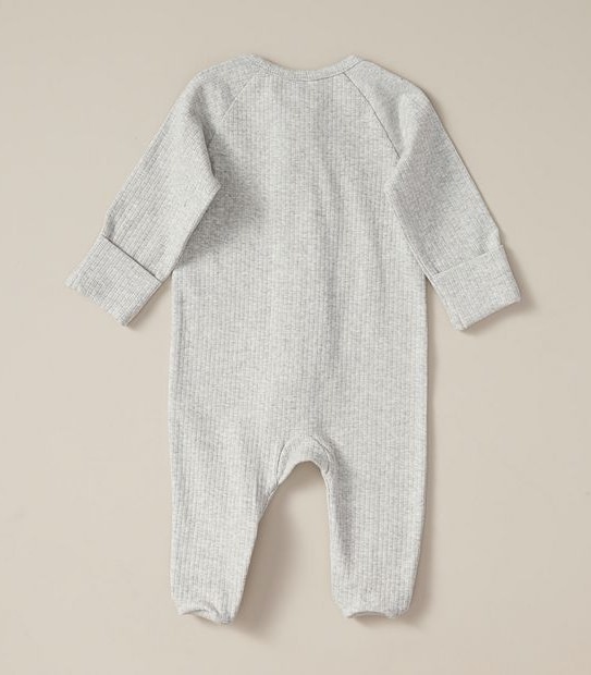 Baby Organic Cotton Rib Coverall