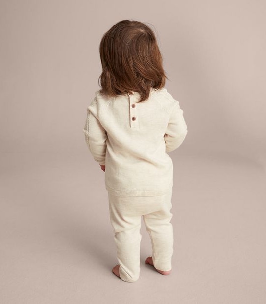 2 Piece Baby Cable Knit Set