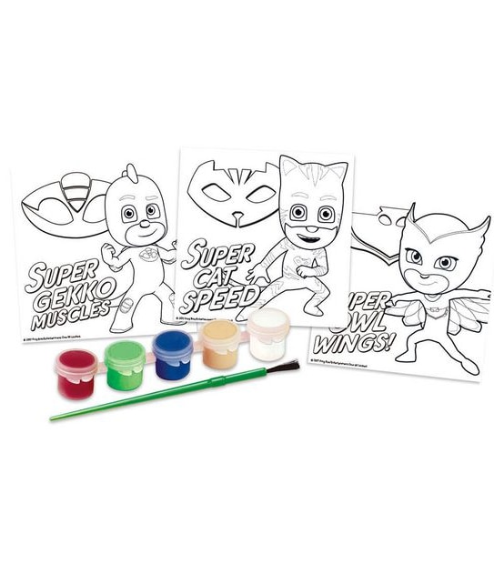 PJ Masks Paint Your Own Canvas 3 Pack