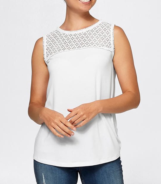 Joely Lace Mix Tank