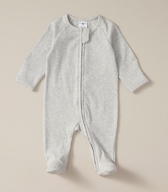 Baby Organic Cotton Rib Coverall