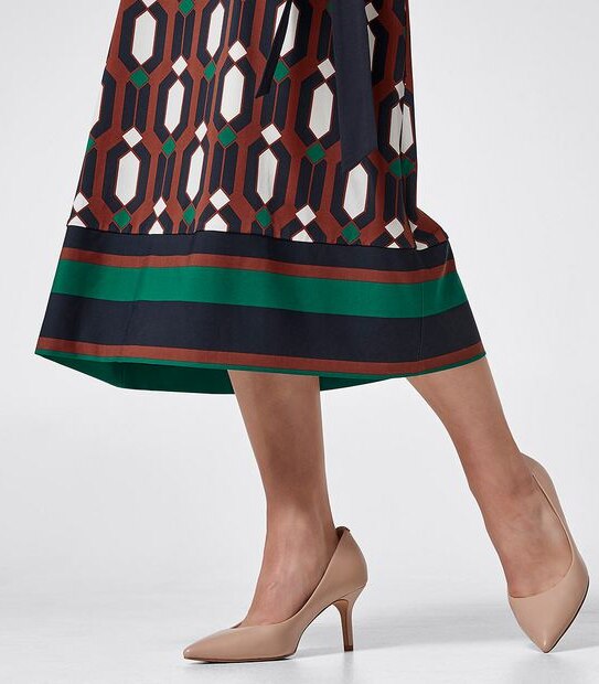 Preview Wrap Knit Dress -  Geo Print