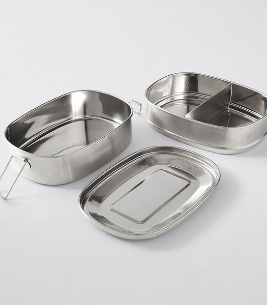 2 Piece Stainless Steel Lunch Container