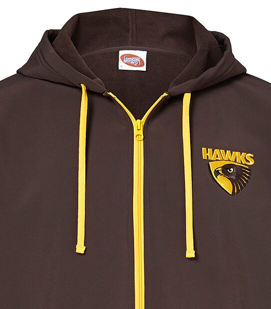 Men's AFL Hooded Jacket - Hawthorn Hawks