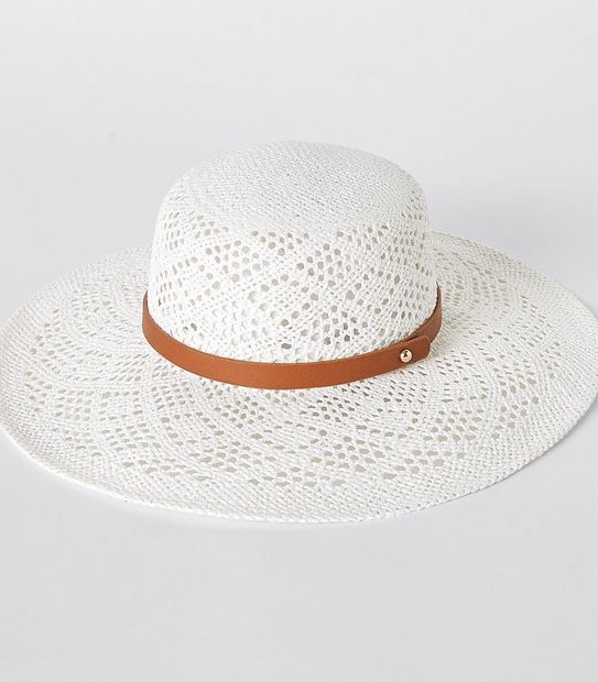 Open Weave Mid Brim Hat
