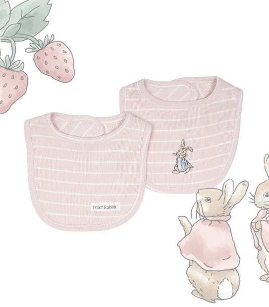 Peter Rabbit 2 Pack Bibs