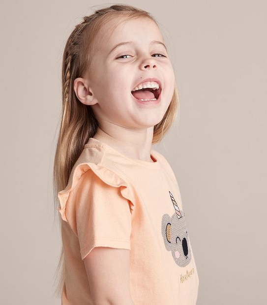 Sequin Koala-corn T-shirt